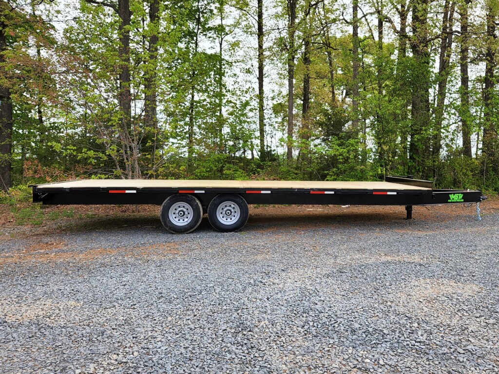 Deckover Trailer 14k GVWR with Slide-in ramps by Mid State Trailers