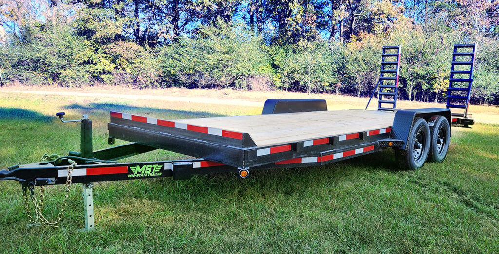 Equipment Hauling Trailer by Mid State Trailers